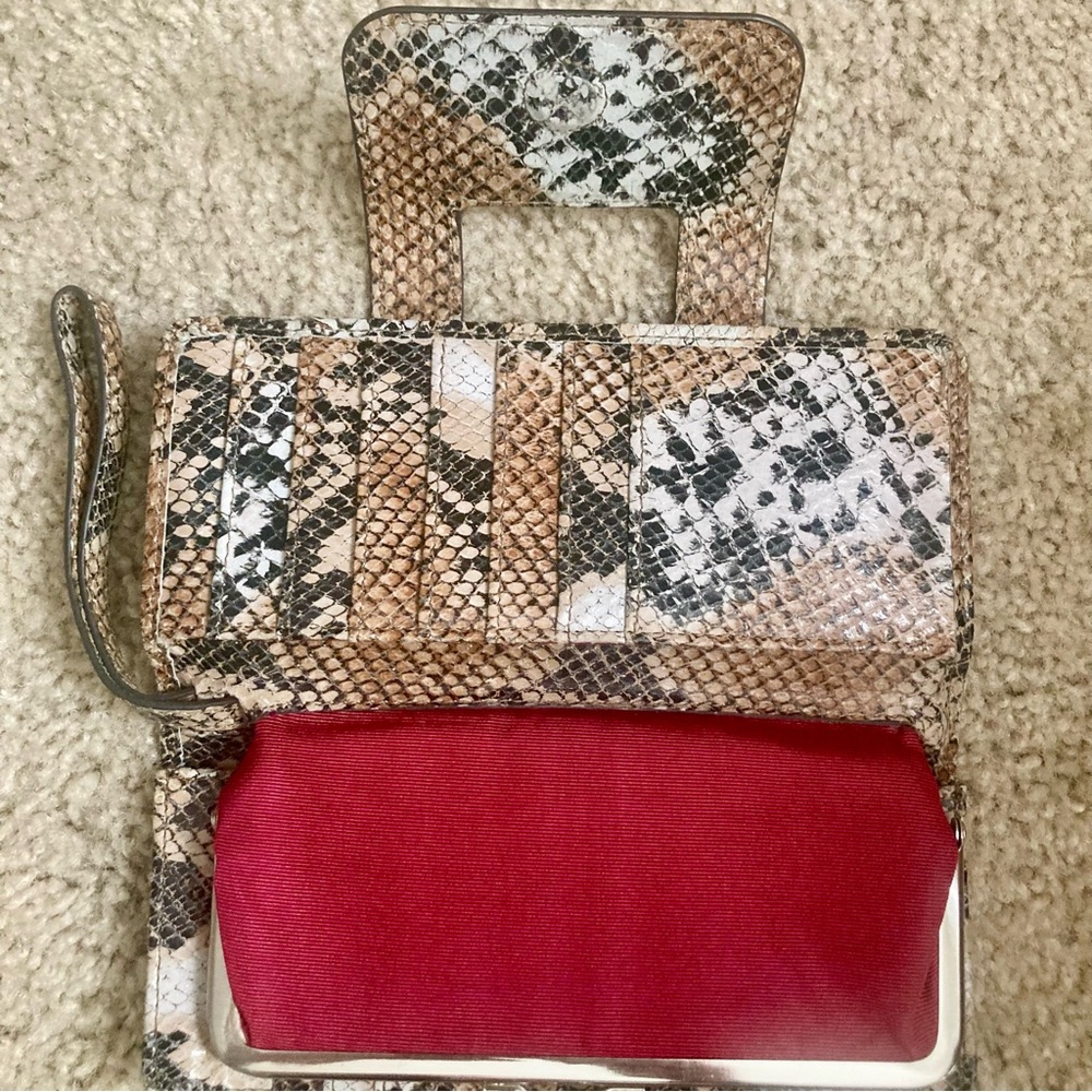 Hobo Snakeskin Pattern Clutch